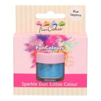 FunCakes Edible FunColours Sparkle Dust - Blue Sapphire