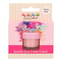 FunCakes Edible FunColours Sparkle Dust - Glitter Rose
