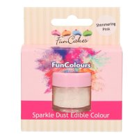 FunCakes Edible FunColours Sparkle Dust - Shimmering Pink