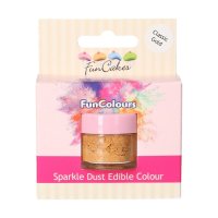 FunCakes Edible FunColours Sparkle Dust - Cassic Gold