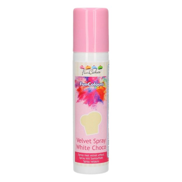 FunCakes Velvet Spray - White Choco - 100 ml
