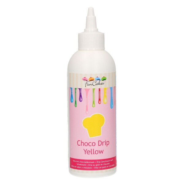 FunCakes Choco Drip Yellow 180 g