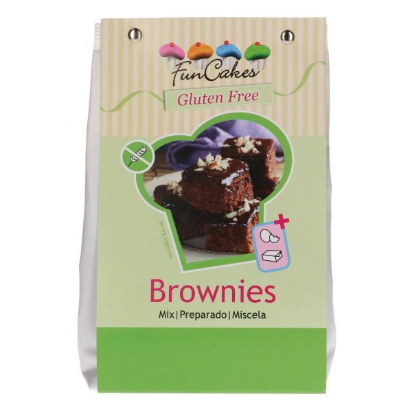 FunCakes Mix f&uuml;r Brownies, Glutenfrei 500g