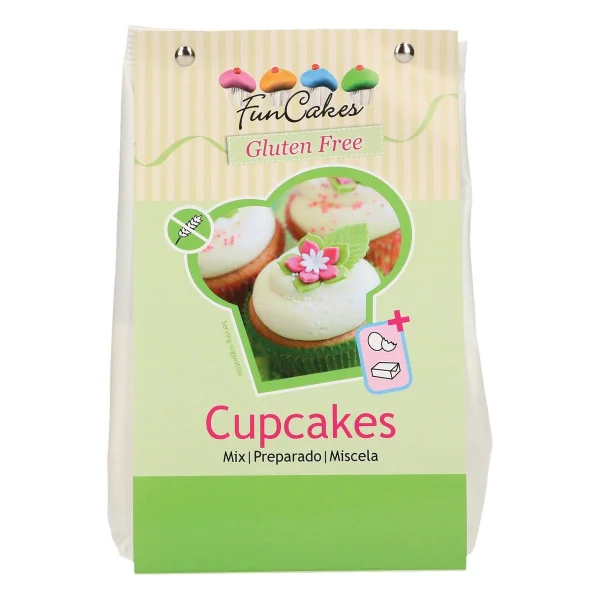 FunCakes Mix für Cupcakes, Glutenfrei 500g