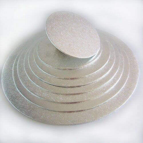 FunCakes Cake Drum Round Ø 33 cm Silver
