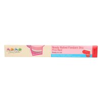 FunCakes Ready Rolled Fondant Disc -Fire Red-
