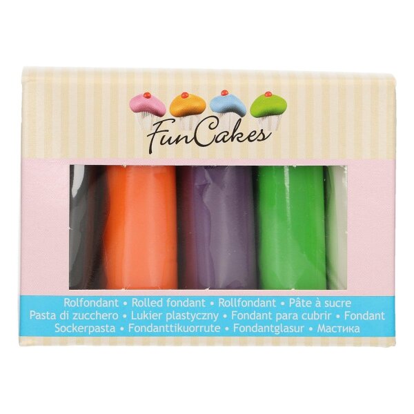 FunCakes Fondant Multipack -Halloween- -5x100g-