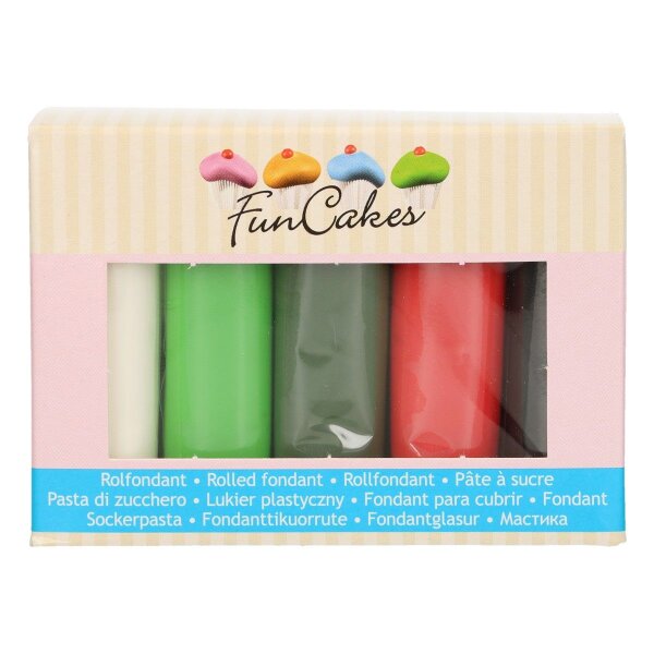 FunCakes Fondant Multipack -Weihnachten- -5x100g-