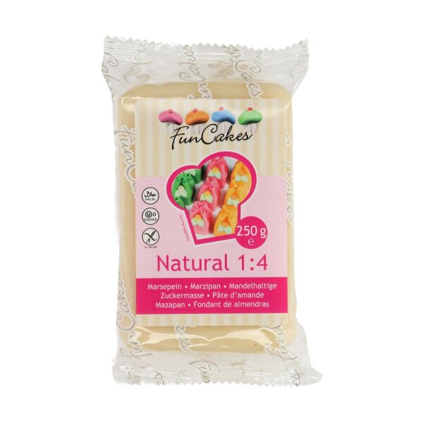 FunCakes Marzipan -Natural 1:4- -250g-