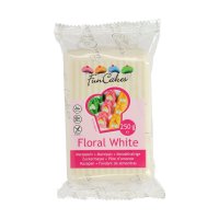 FunCakes Marzipan -Floral White- -250g-
