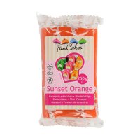 FunCakes Marzipan -Sunset Orange- -250g-
