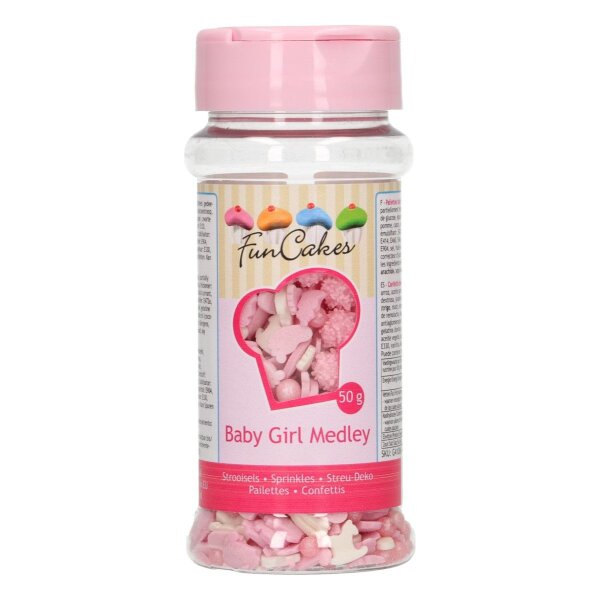 FunCakes Sprinkle Medley -Baby Mädchen- 50g