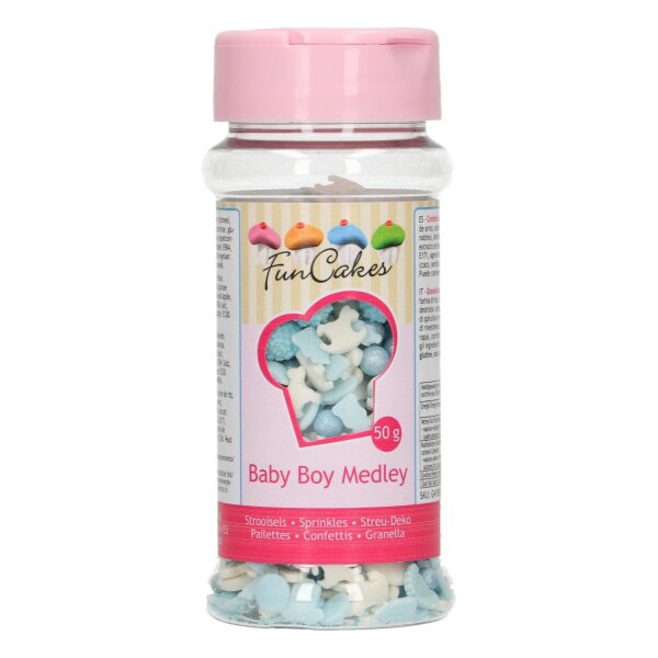 FunCakes Sprinkle Medley -Baby Junge- 50g