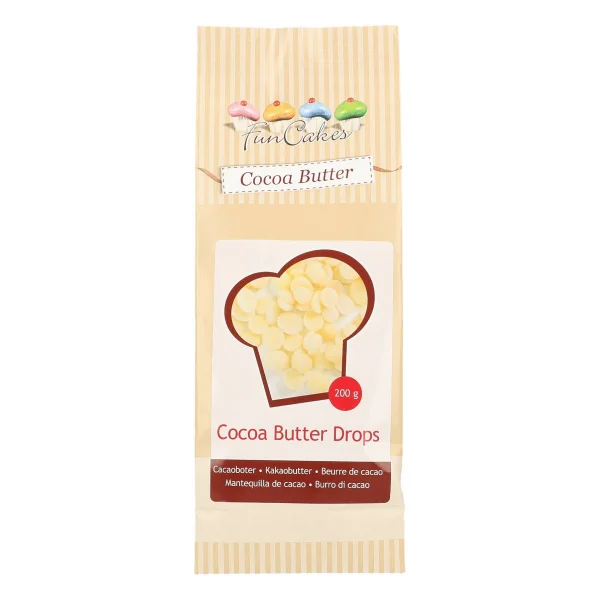 FunCakes Kakaobuttertropfen 200g
