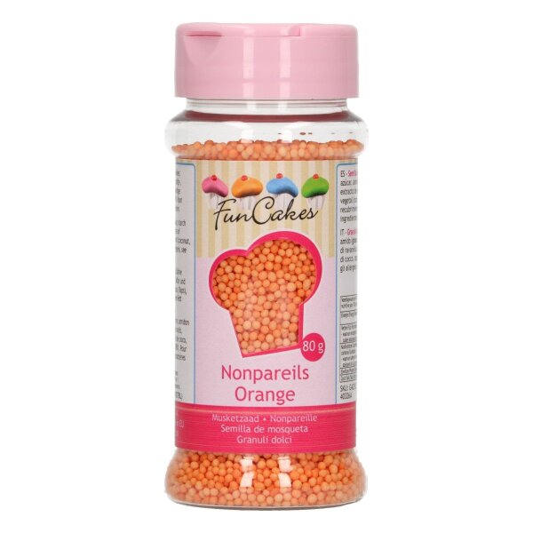 FunCakes Nonpareils -Orange- 80g