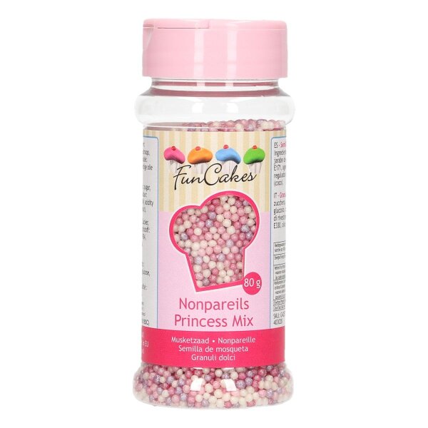 FunCakes Nonpareils -Prinzessinnenmix- 80g