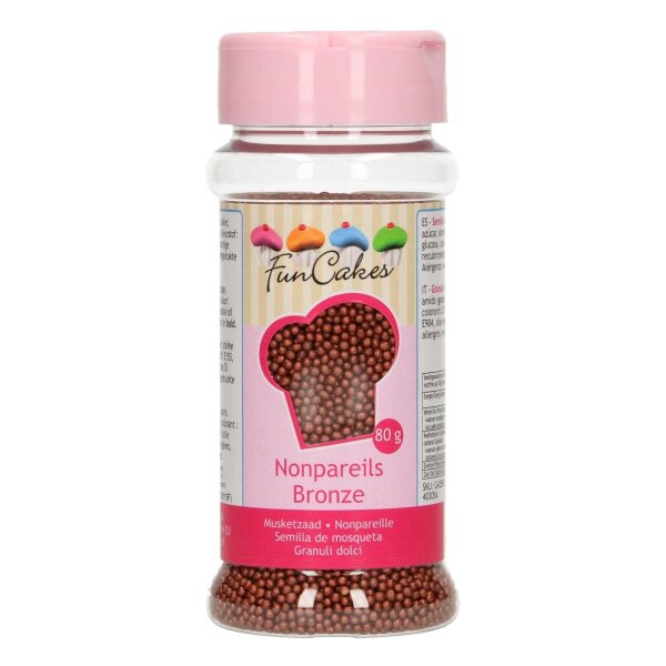 FunCakes Nonpareils -Bronze- 80 g