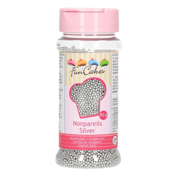 FunCakes Nonpareils -Silber- 80g