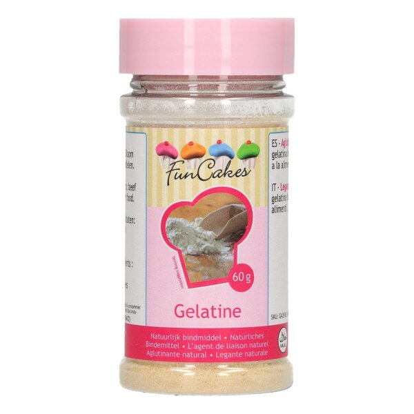 FunCakes Gelatinepulver / Gelatine 60g