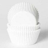House of Marie Baking Cups White Small - pk/50