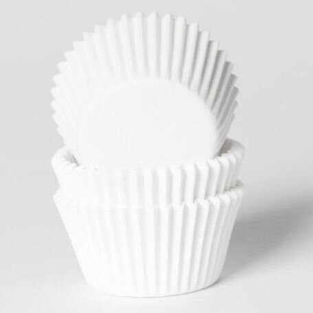 House of Marie Baking Cups Mini Weiß - pk/60