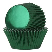 House of Marie Baking Cups Foil Grün - pk/24