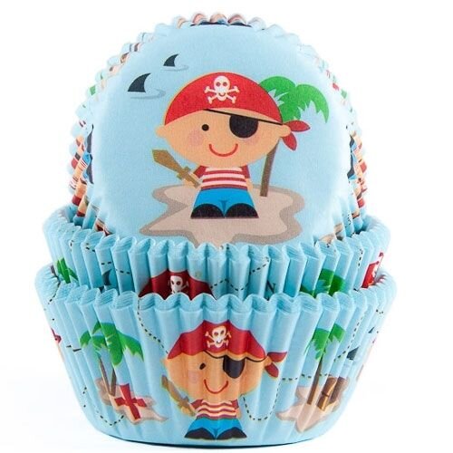 House of Marie Baking Cups Pirate - pk/50