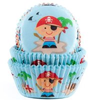 House of Marie Baking Cups Pirate - pk/50