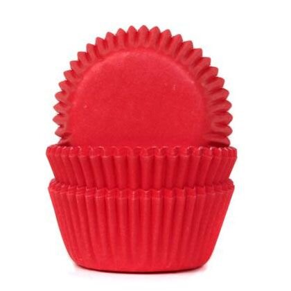 House of Marie Baking Cups Mini Red Velvet - pk/60