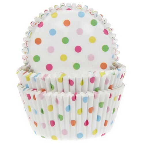 House of Marie Baking Cups Confetti - pk/50