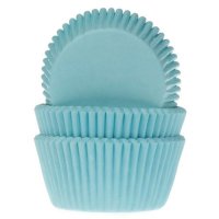 House of Marie Baking Cups Turquoise - pk/50