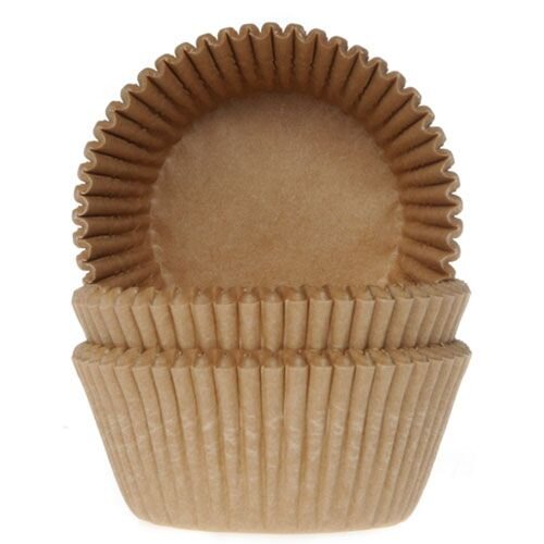 House of Marie Baking Cups Kraft - pk/50