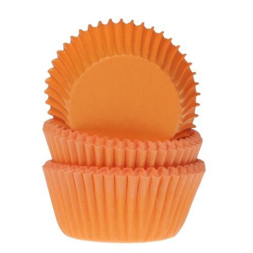 House of Marie Baking Cups Mini Orange - pk/60