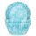 House of Marie Baking Cups Snow Crystal Blue - pk/50