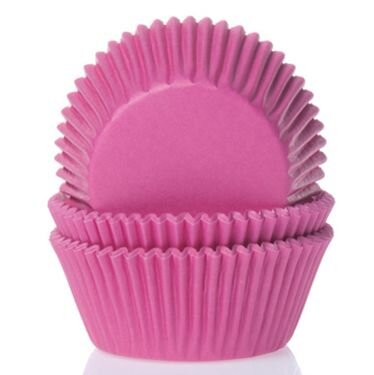 House of Marie Baking Cups Mini Magenta - pk/60