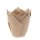 House of Marie Baking Cups Tulip Craft Brown - pk/36