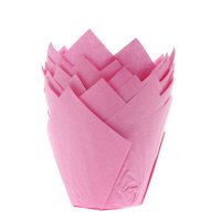 House of Marie Baking Cups Tulip Pink - pk/36