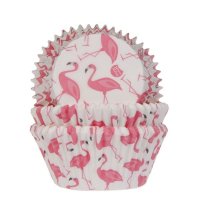 House of Marie Baking Cups Flamingo - pk/50
