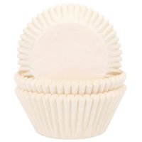 House of Marie Baking Cups Ivory - pk/50