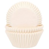 House of Marie Baking Cups Ivory - pk/50