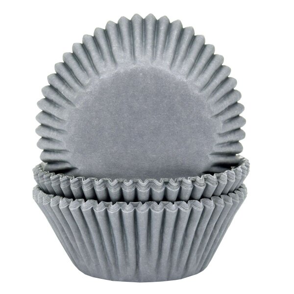 House of Marie Baking Cups Grau - pk/50