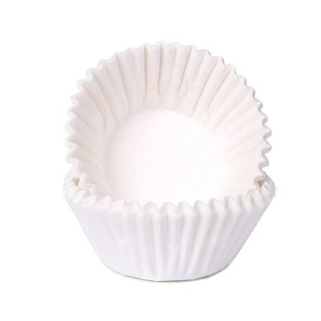 House of Marie Chocolate Baking Cups Weiß - pk/100
