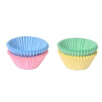 House of Marie Chocolate Baking Cups Pastel Assorti - pk/100