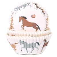 House of Marie Baking Cups Horses - pk/50