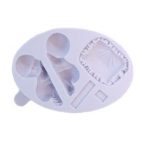 Karen Davies Silicone Mould - Sleeping Baby &amp; Pillow