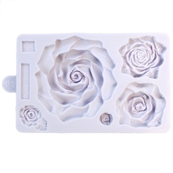 Karen Davies Silicone Mould - Large Rose