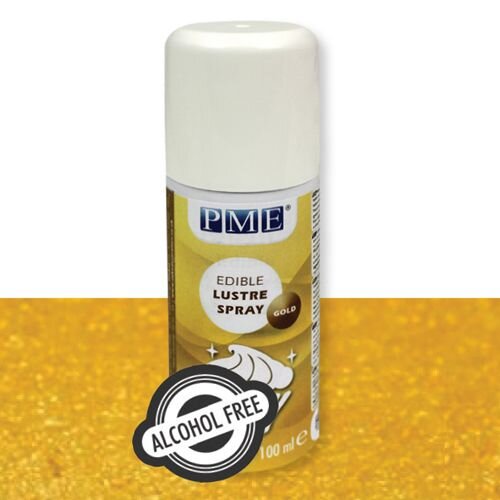 PME Lustre Spray Alcohol Free GOLD 100ml