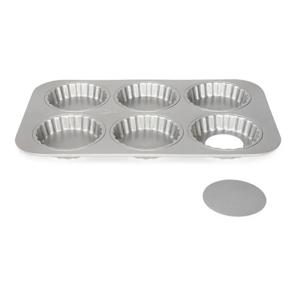Patisse Mini-Quicheform mit losem Boden 6-tlg. Ø 10cm