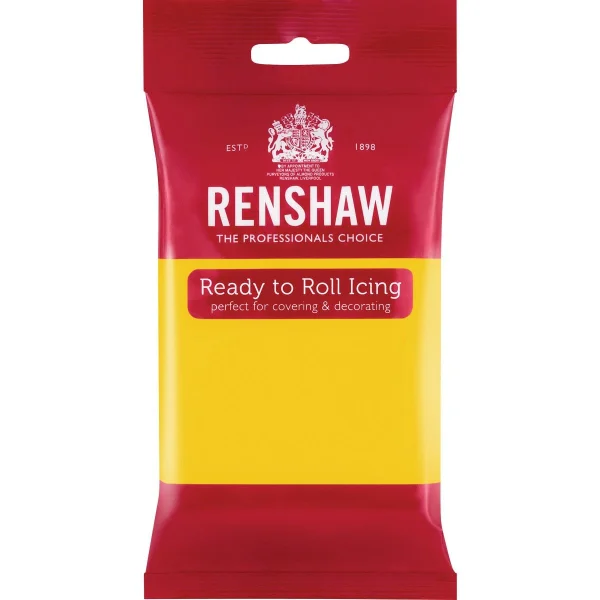Renshaw Rolled Fondant Pro 250g - Yellow