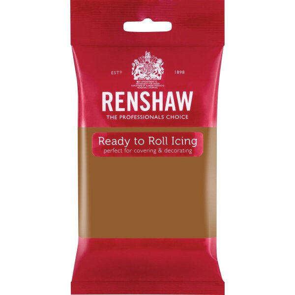 Renshaw Rolled Fondant -Teddy Bear Brown- -250g-